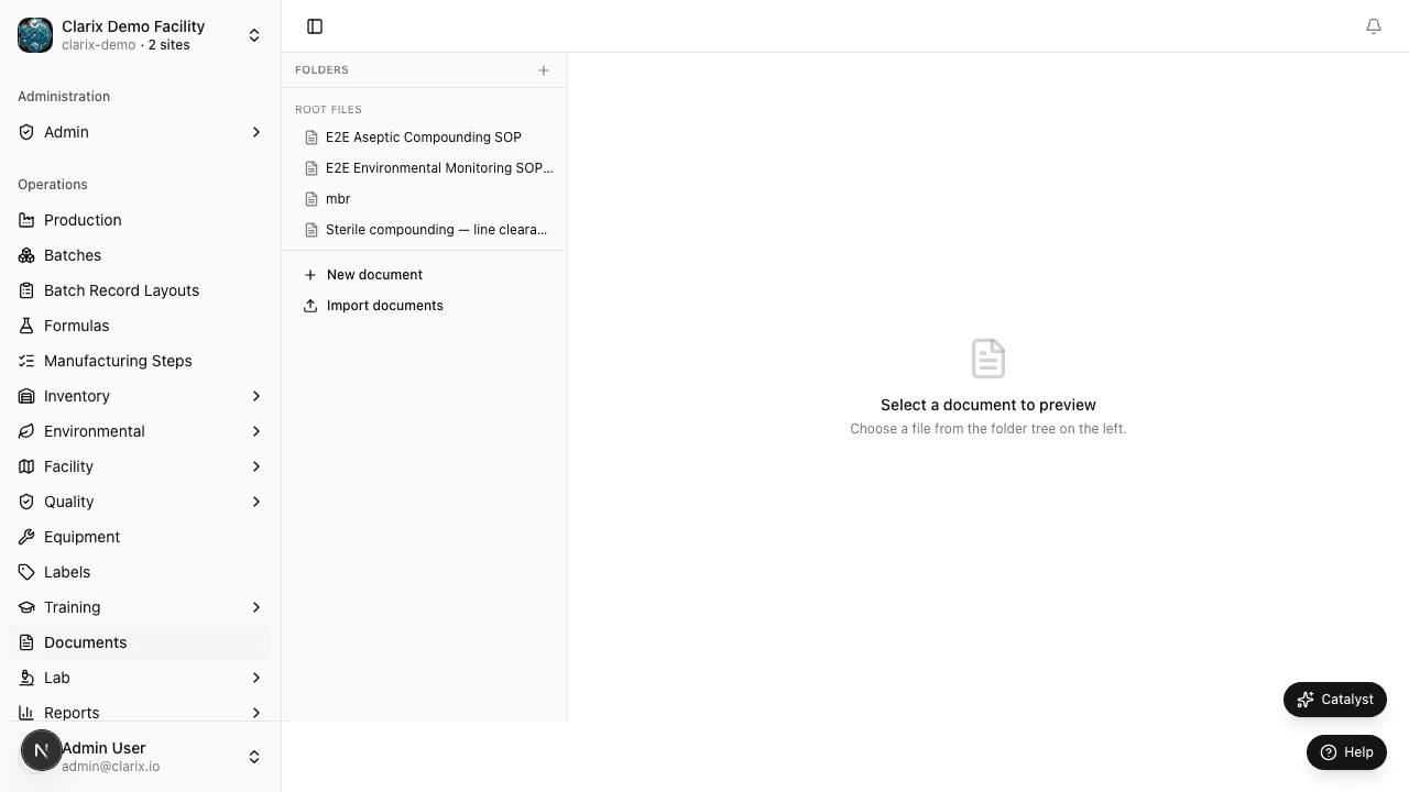 Document library