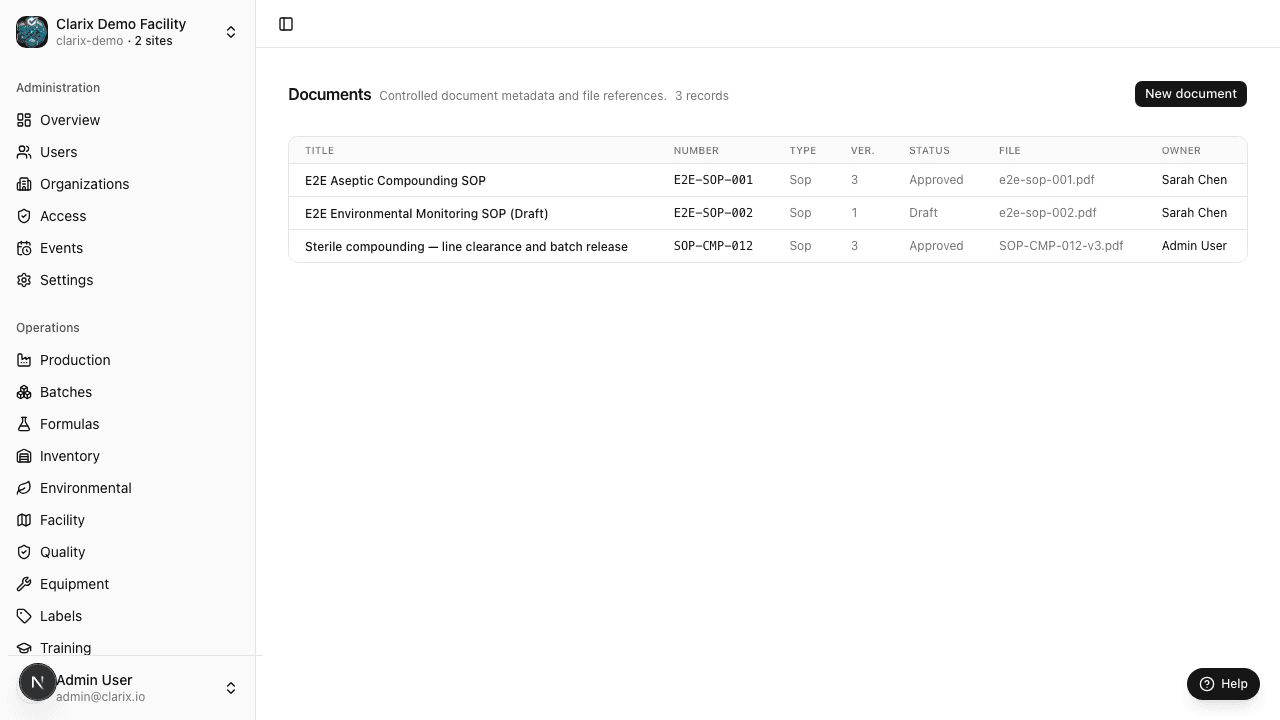 Document library